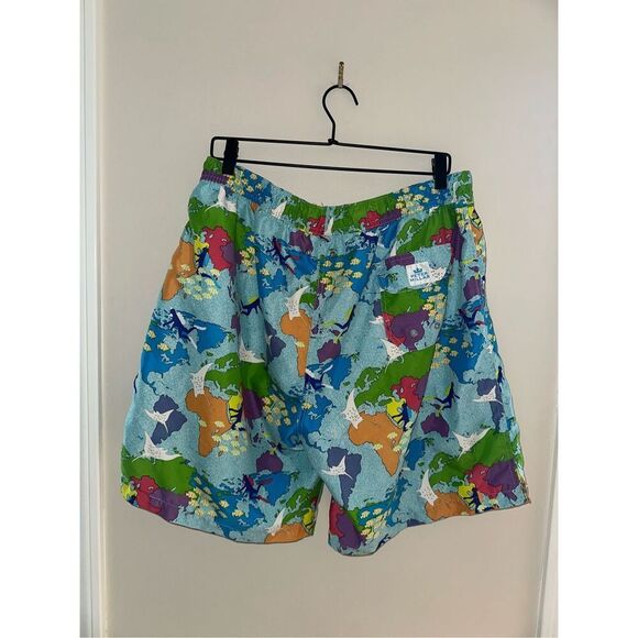 Men's Peter Millar Swim Trunks World Map XXL Lined - Picture 2 of 5